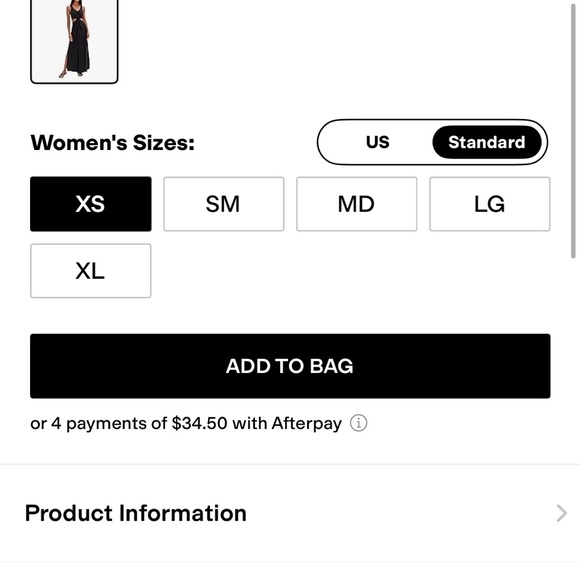 Beyond Yoga Around The World Cutout Front Twist Maxi Dress Black XS - Picture 7 of 10